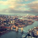 An aerial view of London (Pic from Shutterstock)