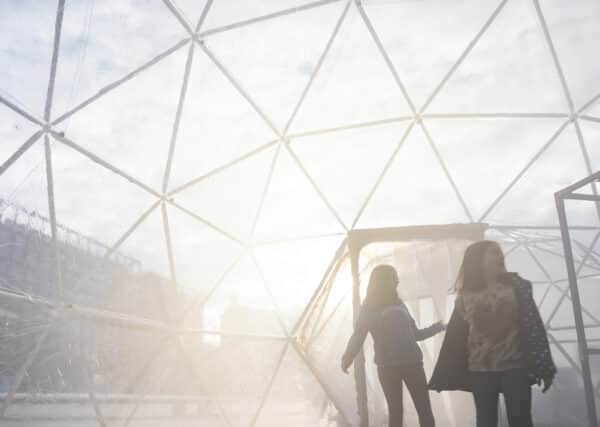 The Pollution Pods in Kings Cross. Credit: John Sturrock