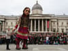 Little Amal: Giant puppet of refugee girl arrives in London after 8,000km walk from Syria