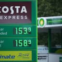 UK fuel costs have hit record highs following petrol shortages which saw pumps run empty. (Photo by Christopher Furlong/Getty Images)