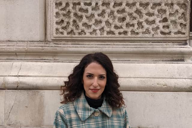 Sarah Tehranian, journalist for Iran International TV. Credit: Lynn Rusk