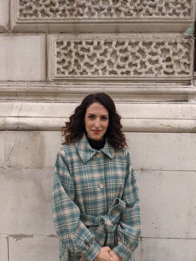 Sarah Tehranian, journalist for Iran International TV. Credit: Lynn Rusk
