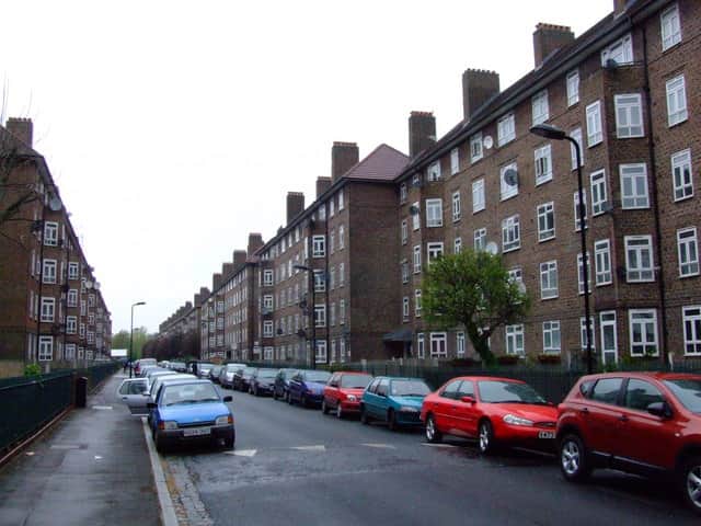 Kingsmead Estate, Homerton, Hackney, where Sidney Cooke and his paedophile gang would snatch kids. Credit: Chris Whippet/Wikimedia Commons CC