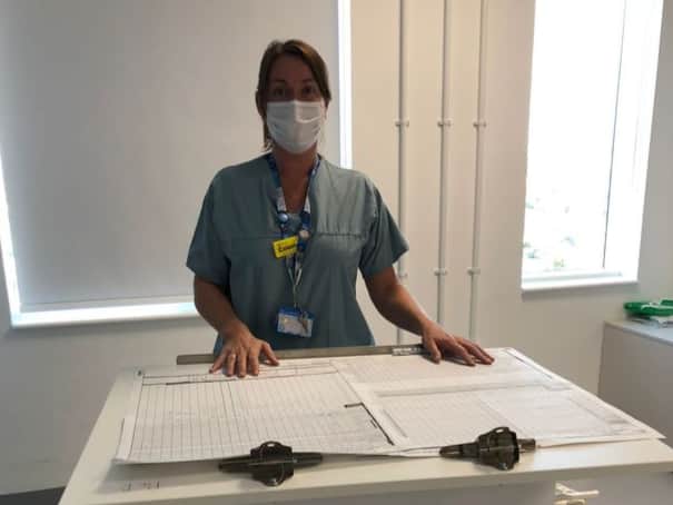 Dr Colette Coyle works in ICU. Credit: Colette Coyle