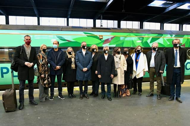 Mayor of London Sadiq Khan on his way to COP26. Credit: Sadiq Khan