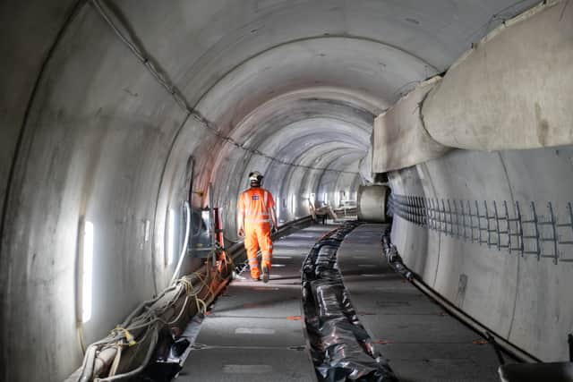 Work on the Bank station upgrade. Credit: TfL