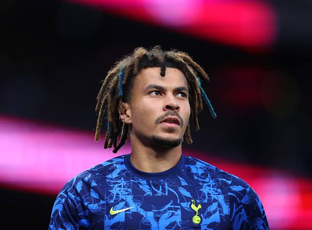 Dele Alli of Tottenham Hotspur ahead of the Premier League match  (Photo by Catherine Ivill/Getty Images)