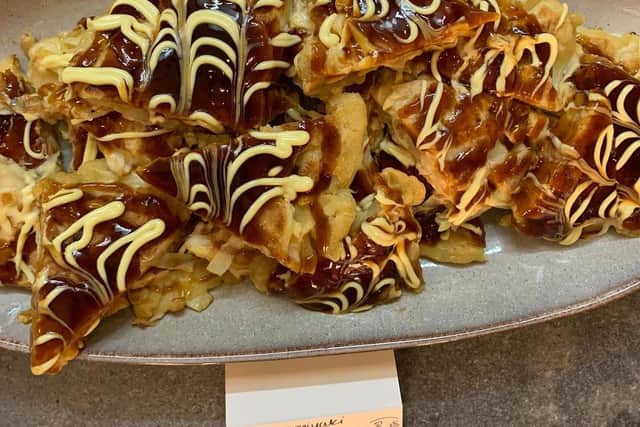 Okonomiyaki from a Cookbook Circle meet up. Credit: Cookbook Circle