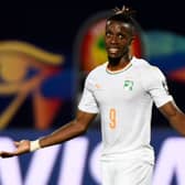 Ivory Coast’s forward Wilfried Zaha reacts during the 2019 Africa Cup of Nations. Credit: KHALED DESOUKI/AFP via Getty Images