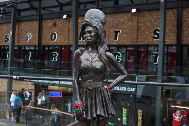 The Amy Winehouse statue in the Stables Market. Credit: Shutterstock