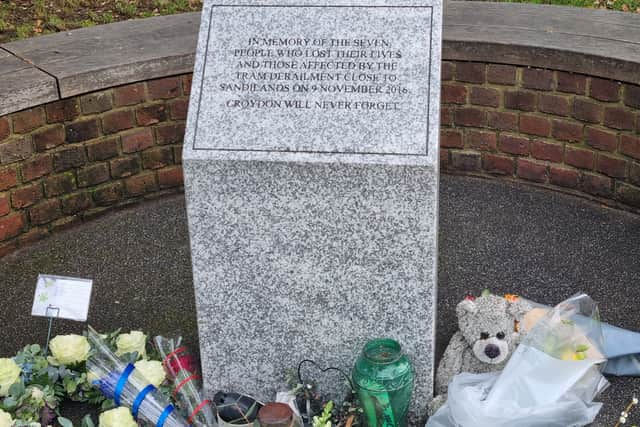 The memorial in New Addington. Photo: LondonWorld