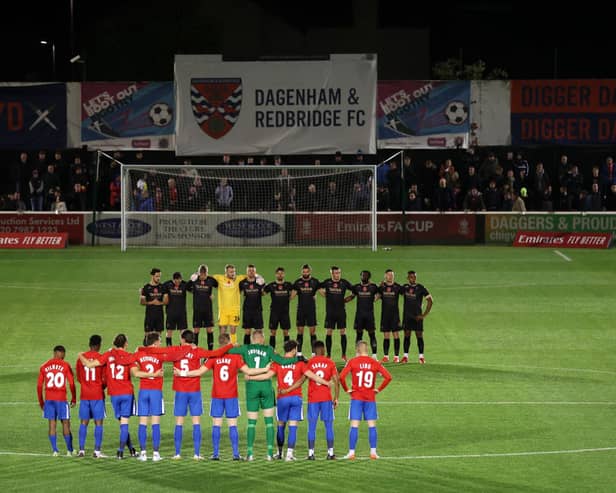 Dagenham and Redbridge were knocked out by Salford City in the first round. Credit: Alex Pantling/Getty Images