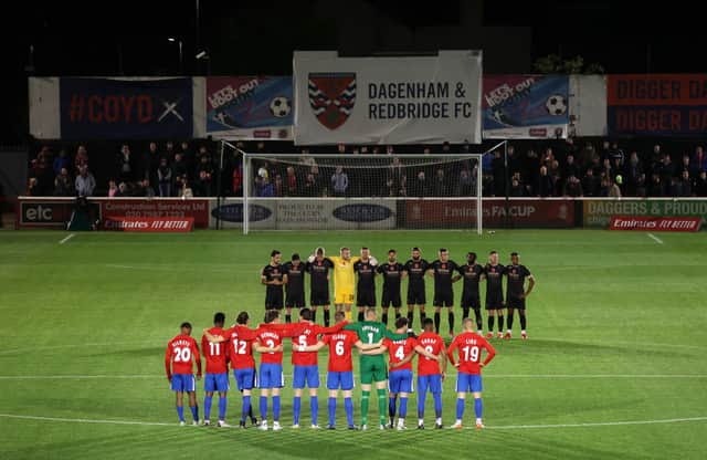Dagenham and Redbridge were knocked out by Salford City in the first round. Credit: Alex Pantling/Getty Images