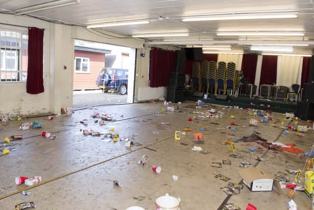 The scene of the shooting at the dance hall in Leyton, Newham. Credit: Metropolitan Police / SWNS.COM