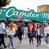 Camden Market, which has been described as the UK’s Amsterdam due to the open drug use. Credit: TOLGA AKMEN/AFP via Getty Images