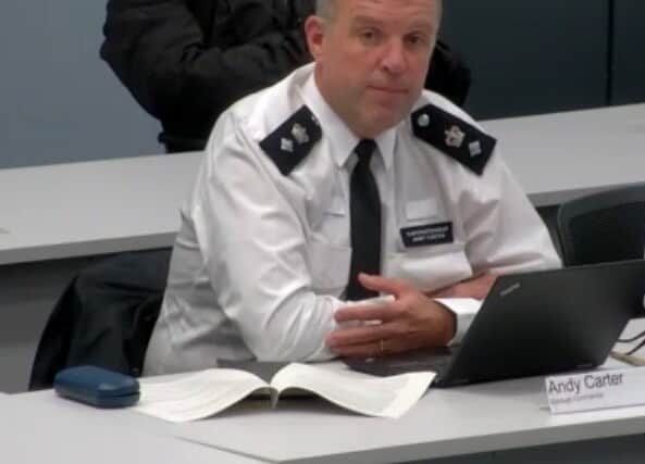 New borough commander Ch Supt Andy Carter. Credit: BBC LDRS