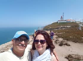 Anoosheh Ashoori and wife Sherry Izadi. Credit: Sherry Izadi