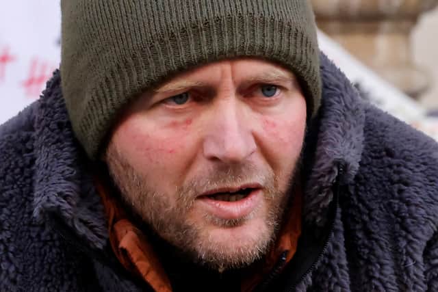 Richard Ratcliffe, husband of Nazanin Zaghari-Ratcliffe, is ending his hunger strike (Photo by TOLGA AKMEN/AFP via Getty Images)