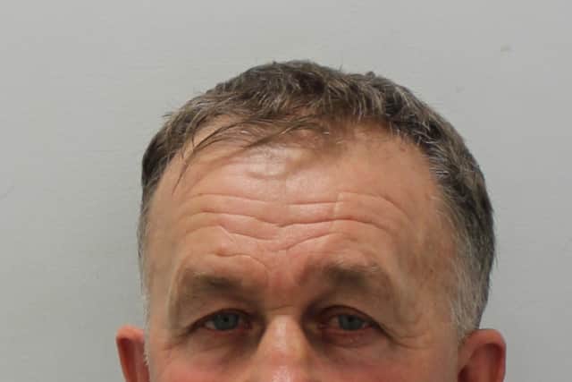 David Hughes, now 66, has been convicted of a string of child sexual abuse offences while he was a football coach and youth worker. Credit: Met Police/SWNS