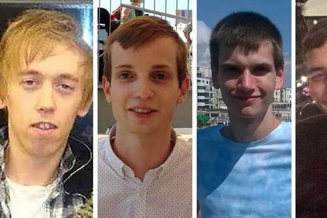 Stephen Port’s victims (L-R): Anthony Walgate, Gabriel Kovari, Daniel Whitworth and Jack Taylor. Credit: Met Police