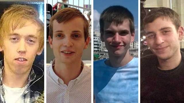 <p>Stephen Port’s victims (L-R): Anthony Walgate, Gabriel Kovari, Daniel Whitworth and Jack Taylor. Credit: Met Police</p>