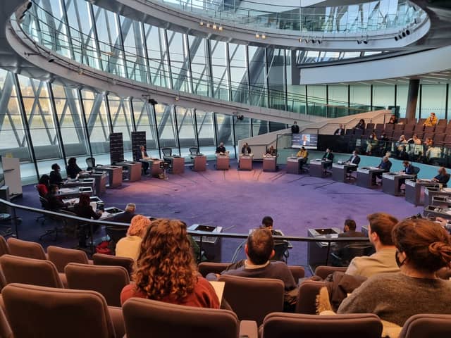 Sadiq Khan at Mayor’s Questions. Credit: Jessica Frank-Keyes