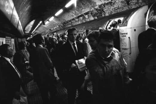 Tottenham Court Road Central line 1990. Credit: TfL