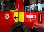 The London Fire Brigade arrived at the scene, but could not save the two children and adults. Credit: LFB