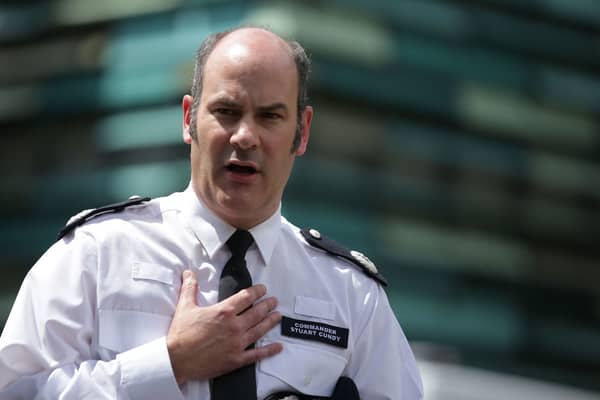 Deputy assistant commissioner Stuart Cundy has apologised to Stephen Port’s victims’ families for the police investigation. Credit: DANIEL LEAL-OLIVAS/AFP via Getty Images