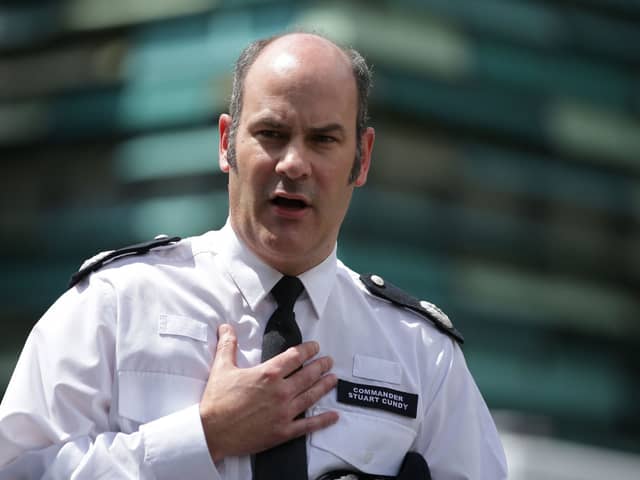 Deputy assistant commissioner Stuart Cundy has apologised to Stephen Port’s victims’ families for the police investigation. Credit: DANIEL LEAL-OLIVAS/AFP via Getty Images