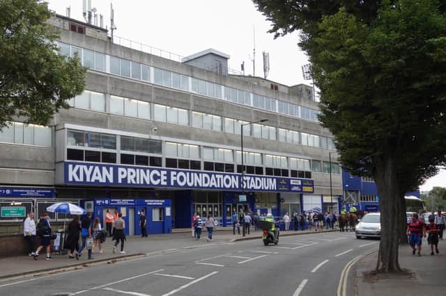 <p>Fan violence broke out outside the Kiyan Prince Foundation Stadium after QPR’s 2-0 victory over Luton, leaving a Luton fan in a coma. Credit: Michael715/Shutterstock: </p>