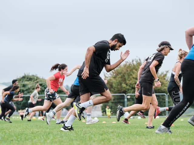 People exercising at One Element bootcamps. Credit: One Element