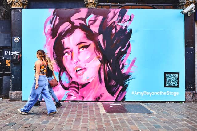 An Amy Winehouse mural. Photo: The Design Museum