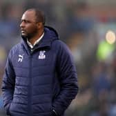 Crystal Palace manager Patrick Viera (Photo by Lewis Storey/Getty Images)