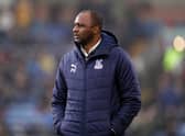 Crystal Palace manager Patrick Viera  (Photo by Lewis Storey/Getty Images)