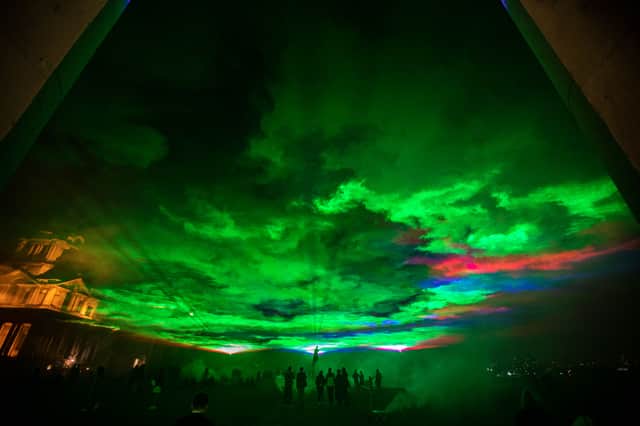 The Northern Lights in London. Photo: Helen Boast