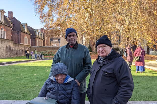 Dennot Nyack, 68, Constance Bartholomew, 65 and David Horsley, 75 (right). Photo: LondonWorld