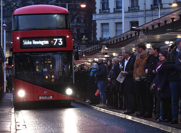 <p>Londoners queue for buses during a previous Tube strike. Credit: Carl Court/Getty Images</p>