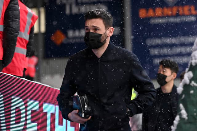 Hugo Lloris of Tottenham Hotspur arrives at the stadium prior to the Premier League match (Photo by Stu Forster/Getty Images)