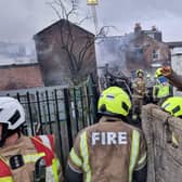 Firefighters in Walthamstow. Photo: London Fire Brigade