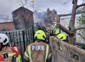 Firefighters in Walthamstow. Photo: London Fire Brigade