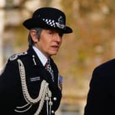Metropolitan Police Commissioner Dame Cressida Dick with Mayor of London Sadiq Khan. Picture: Victoria Jones - Pool/Getty Images