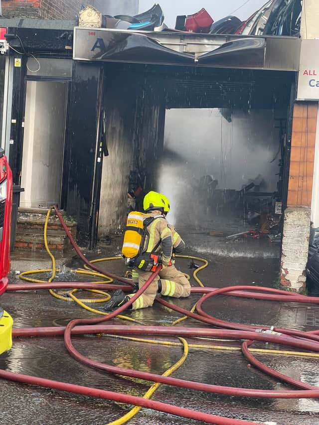 Firefighters in Walthamstow. Photo: London Fire Brigade
