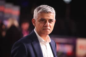  The Mayor of London Sadiq Khan. Credit:  Lia Toby/Getty Images for BFI