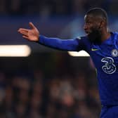 Antonio Rudiger of Chelsea during the UEFA Champions League group H  (Photo by Catherine Ivill/Getty Images)