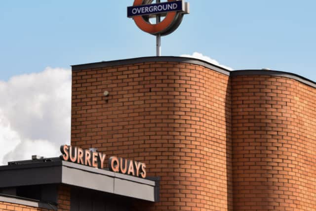 Surrey Quays station. Credit: Shutterstock