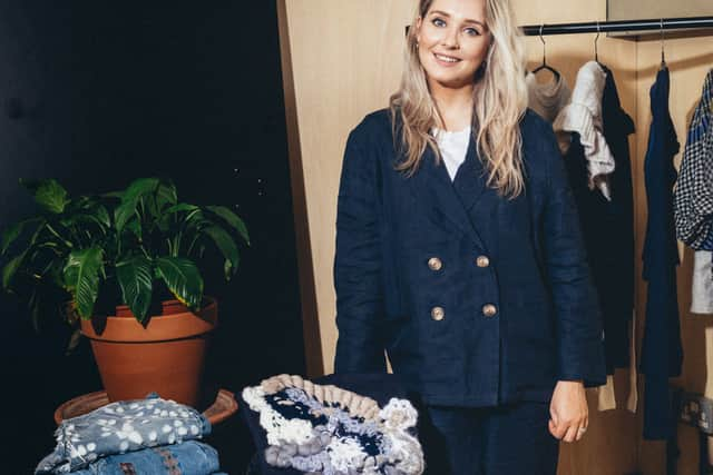 Esther Knight, the founder of Fanfare, an award-winning circular fashion label. Credit: Fanfare