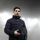 Mikel Arteta, Manager of Arsenal. (Photo by Naomi Baker/Getty Images)