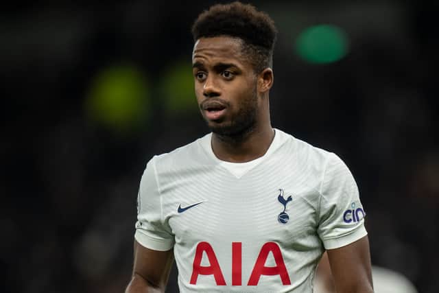 Ryan Sessegnon of Tottenham Hotspur looks on during the Premier League match (Photo by Sebastian Frej/MB Media/Getty Images)