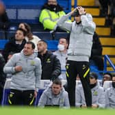 Head Coach Thomas Tuchel of Chelsea reacts during the Premier League match  (Photo by Robin Jones/Getty Images)